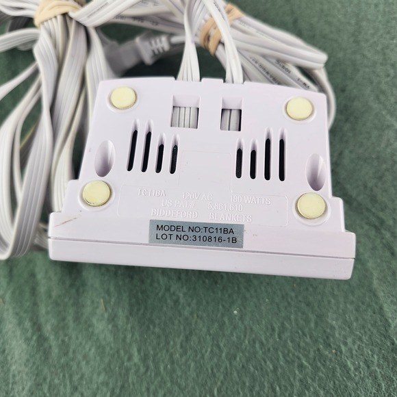 Biddeford TC11BA Electric Heating Blanket Controller Gray 4 Prong - Picture 5 of 5